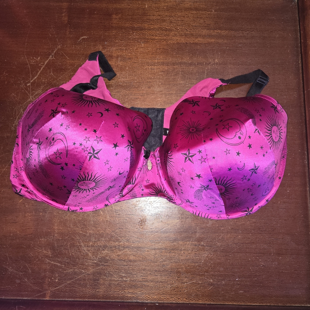 Torrid Fuchsia Celestial Print Bra